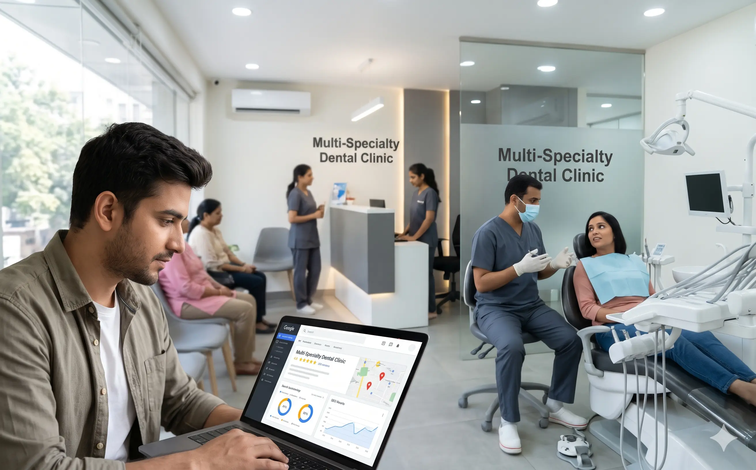 Google Search Ads & Local SEO for a Multi-Specialty Dental Clinic